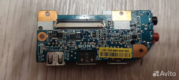 Ноутбук sony PCG-71211V(Чёрный) на разбор