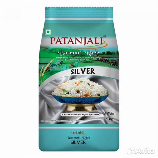 Рис Басмати (silver basmati rice) Patanjali Патанд