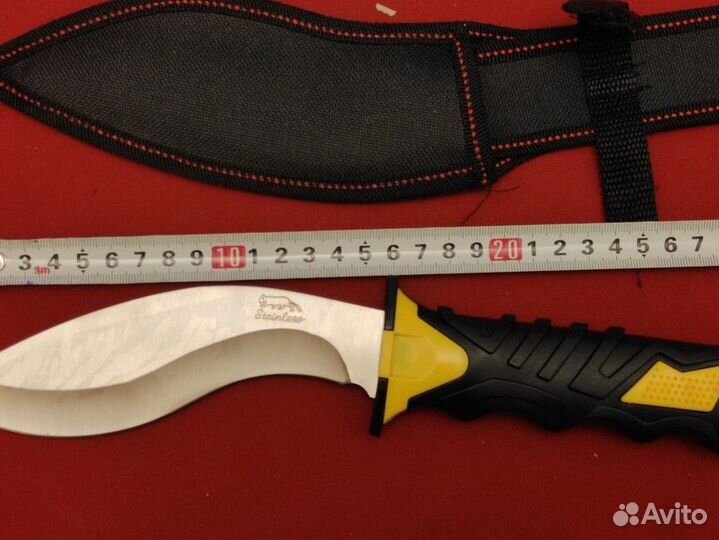 Нож, Кукри, сталь 440, HRC58, ножны, новый