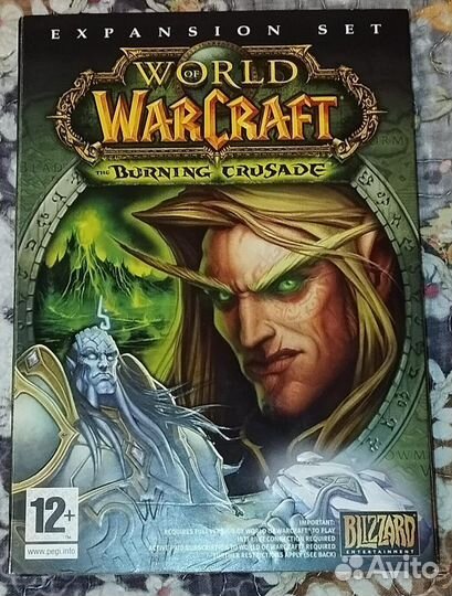 World of warcraft the burning crusade CD с игрой