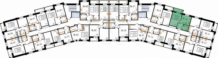 1-к. квартира, 36,2 м², 2/8 эт.