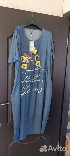 Платье летнее новое, 52-56