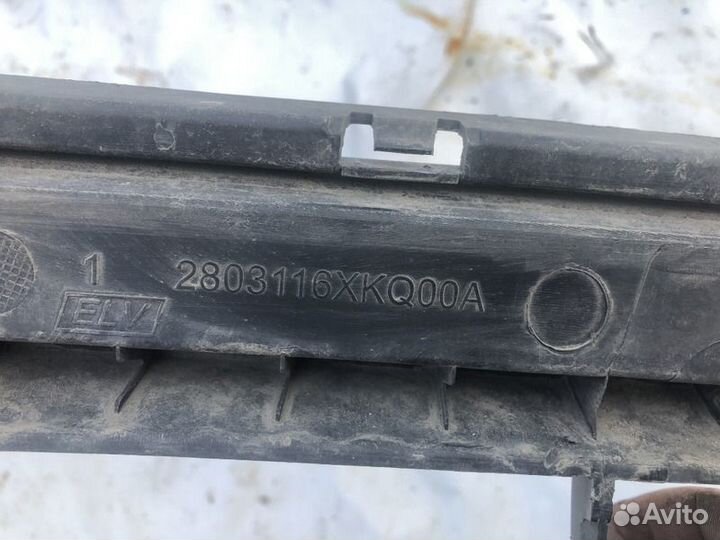 Решетка в бампер центральная Haval Haval f7 2019-2