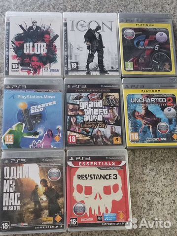 Диски на ps3
