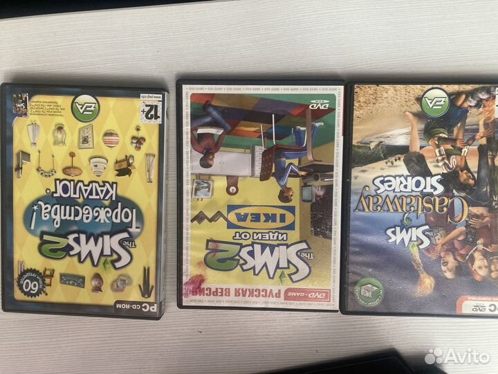 Диски с играми The Sims