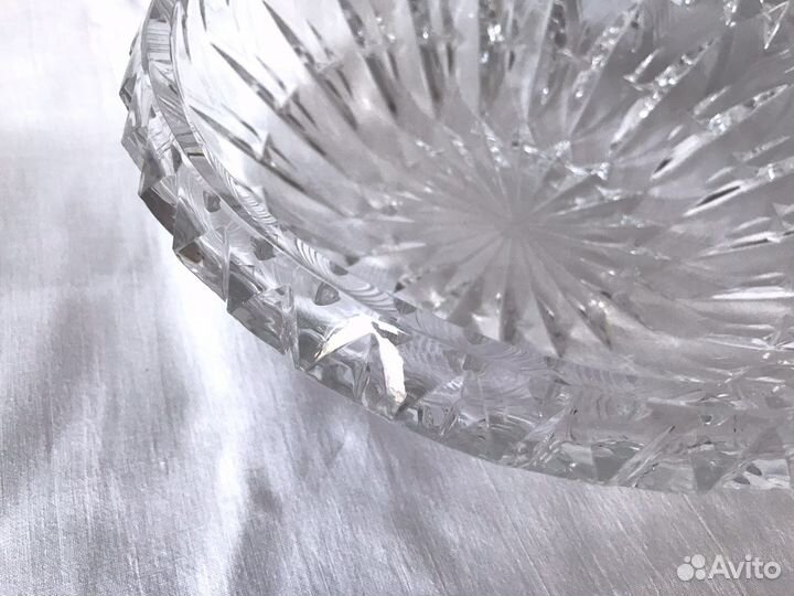 Винтажная хрустальная ваза, СССР