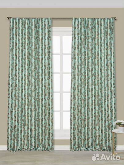 Штора готовая новая блэкаут, ширина 200см