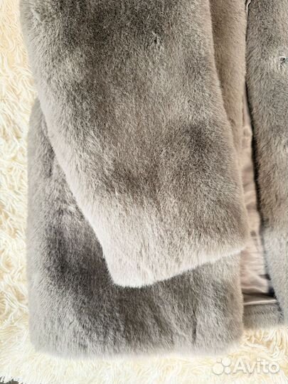 Шуба из экомеха женская