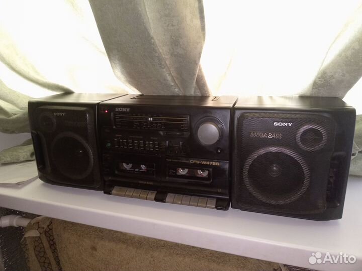 Магнитофон sony cfs-w475s