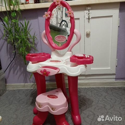 Детский косметический столик со стулом объявление продам