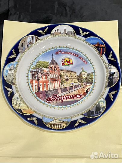 Сувенирная тарелка г. Воронеж
