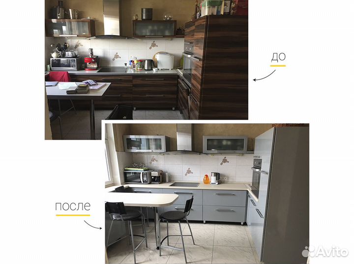 Замена фасадов. Фасады для кухни