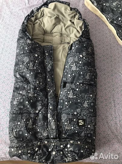 Конверт в коляску еврозима и муфта для рук