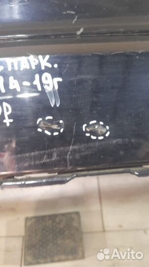 Бампер задний под парктроники Volvo Xc90 2 С 2014