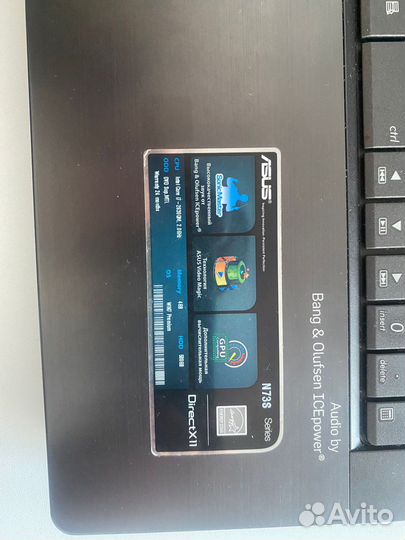 Ноутбук asus n73s