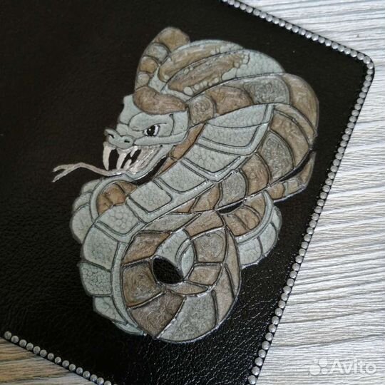 Обложка для паспорта натуральная кожа