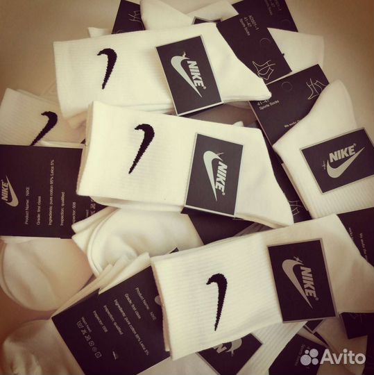 Носки nike высокие