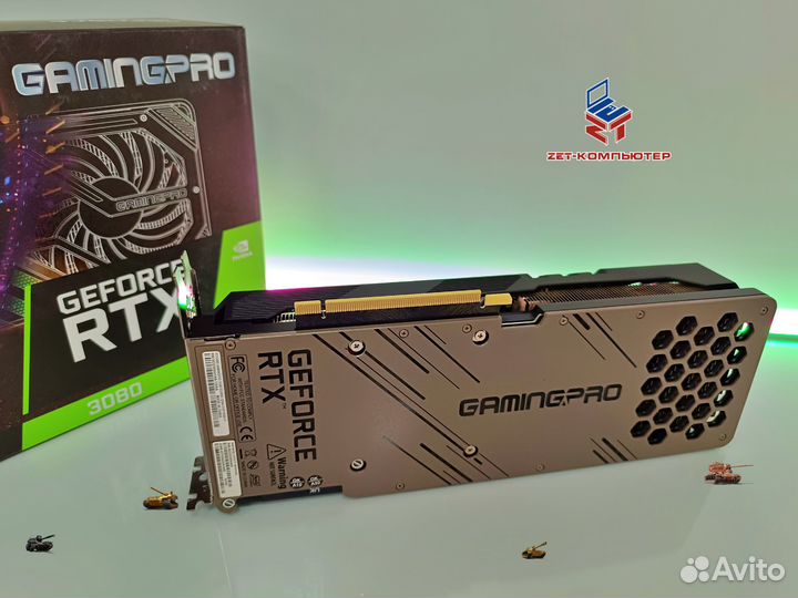 Видеокарта Palit RTX 3080 10Gb gamingpro