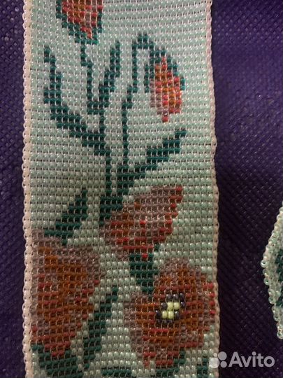 Колье-галстук,серьги и браслет