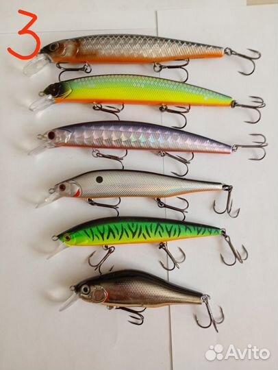 Воблеры, раттлины, Lucky craft, Daiwa и др