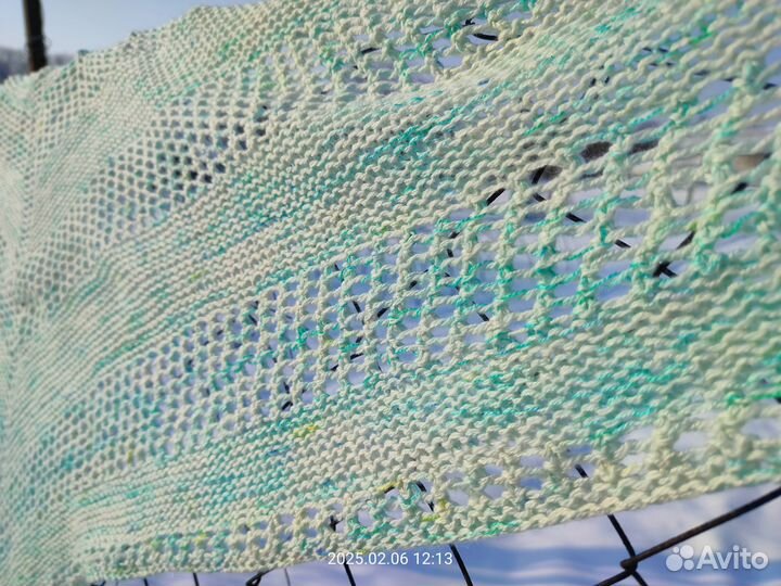 Платок шаль кашемир с шелком