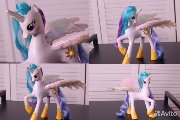 My Little пони Лот Селестия Эпплджек Радуга Рарити
