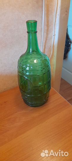 Бутыль стеклянная