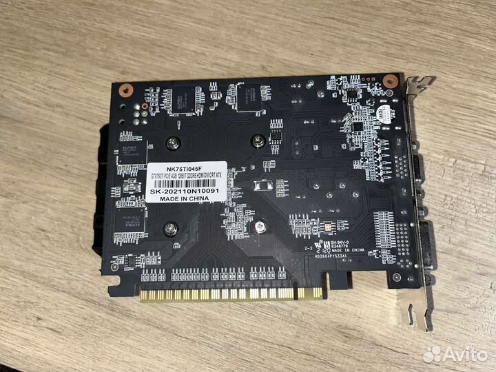 Видеокарта gtx 750ti 4gb