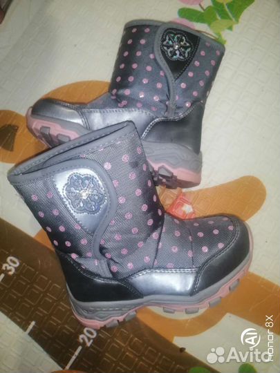 Сапоги зимние детские 25 размер
