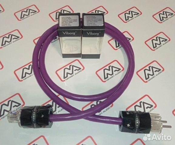 Силовой кабель Nanotec 307 + коннекторы viborg 503