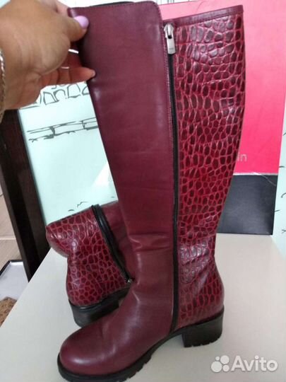 Сапоги женские натуральная кожа