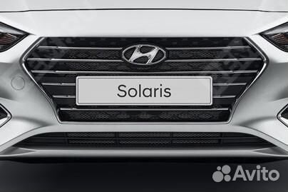 Комплект сетки в бампер Hyundai Solaris 2017-20