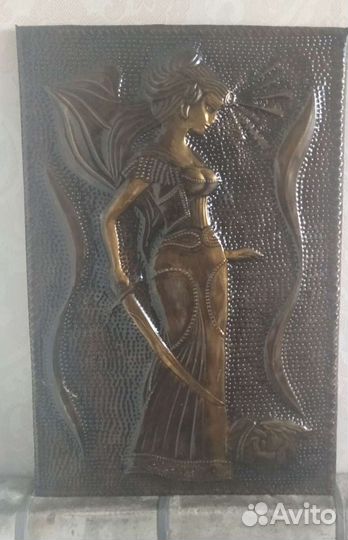 Панно на стену медное