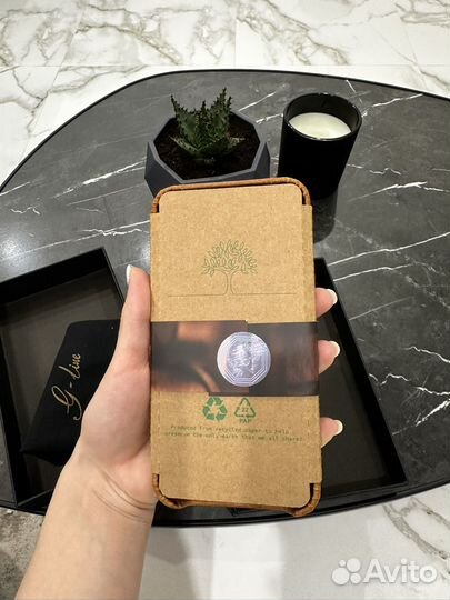 Чехол из натуальной кожи на iPhone 13 pro max