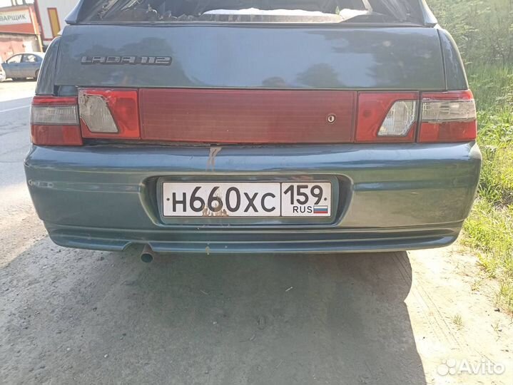 Задний бампер ваз 2112