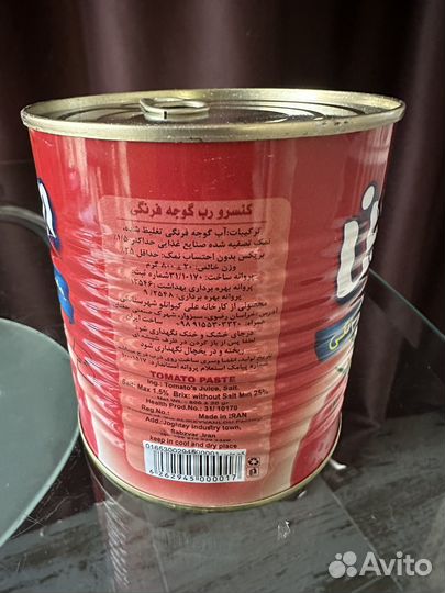 Томатная паста Иранская