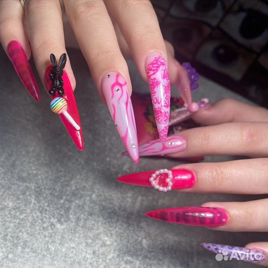 Наращивание ногтей, Маникюр