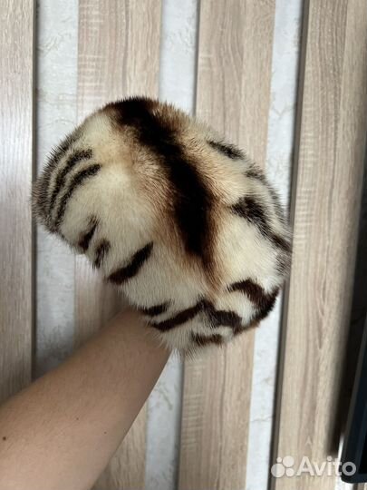 Шапка норковая женская