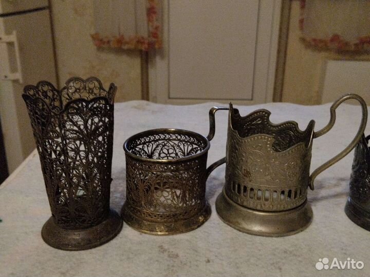 Подстаканник мельхиор СССР