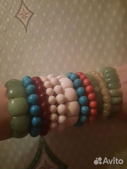 Кольца серьги бусы браслеты