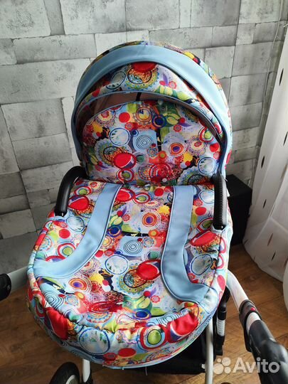 Коляска 3 в 1 Gusio Carrera (полный комплект)