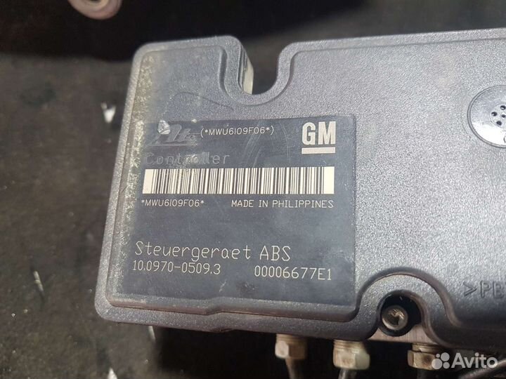 Блок abs Opel Astra H 1.6