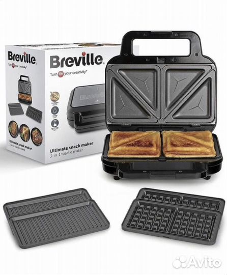 Вафельница breville 3в1 ultimate VST098X