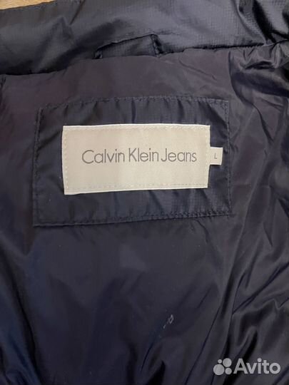 Calvin klein куртка пуховик L