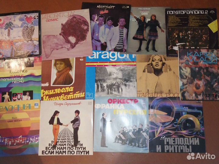 Винил пластинки СССР