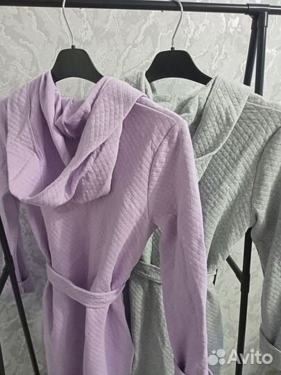 Домашний халат новый в наличии серый
