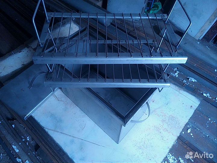 Коптильня горячего копчения из нержавейки