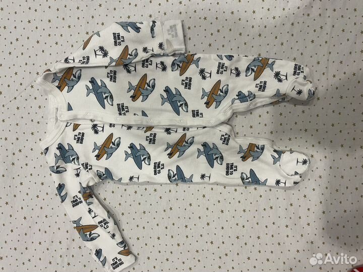 Слипы для новорожденного мальчика 56 62