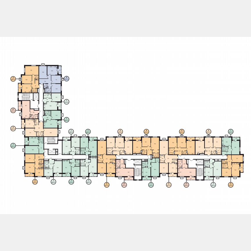 2-к. квартира, 63,9 м², 2/9 эт.