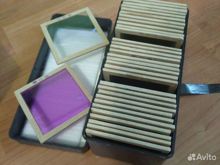 Светофильтры корректирующие 78х78, 33шт